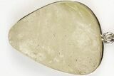 Libyan Desert Glass Pendant ( grams) - Meteorite Impactite #205675-1